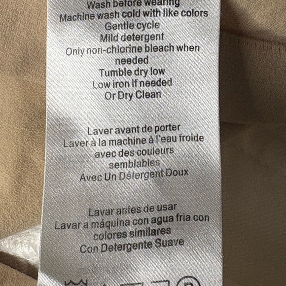 Indigo Blue Maternity Stretch Denim Jeans with Tan Over the Bellyband - Picture 8 of 8